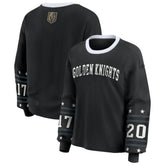 Vegas Golden Knights WEAR by Erin Andrews Women's Long-Sleeve Sport T-Shirt - Black T-shirts