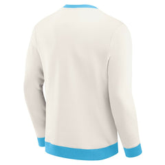 Utah Hockey Club Darius Rucker Collection by Fanatics Colorblock Pullover Sweatshirt - Cream Sweatshirts