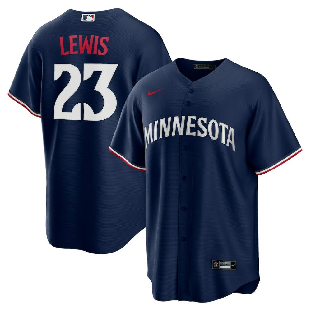 Royce Lewis Minnesota Twins Alternate 2 Replica Jersey Navy