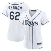 Jonathan Aranda Tampa Bay Rays Women's Home Replica Jersey White