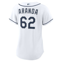 Jonathan Aranda Tampa Bay Rays Women's Home Replica Jersey White