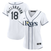 Shane McClanahan Tampa Bay Rays Women's Home Replica Jersey White