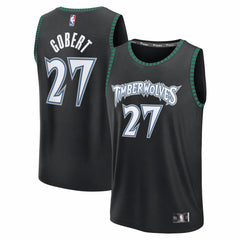 Rudy Gobert Minnesota Timberwolves Fastbreak Jersey - Classic Edition - Black shop