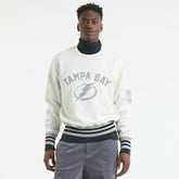 Tampa Bay Lightning Todd Snyder by Fanatics Relaxed Canadian Fleece Crew - Heather Gray
