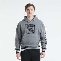New York Rangers Todd Snyder by Fanatics Relaxed Canadian Fleece Hoodie - Dark Heather Gray Hoodies