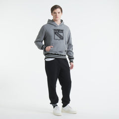 New York Rangers Todd Snyder by Fanatics Relaxed Canadian Fleece Hoodie - Dark Heather Gray Hoodies