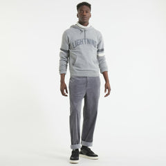 Tampa Bay Lightning Todd Snyder by Fanatics Cashmere Hooded Sweater - Athletic Heather Gray