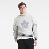 Toronto Maple Leafs Todd Snyder by Fanatics Relaxed Canadian Fleece Turtleneck - Heather Gray