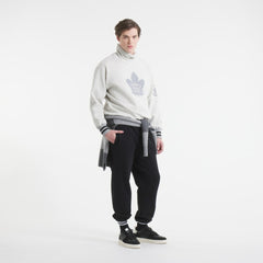 Toronto Maple Leafs Todd Snyder by Fanatics Relaxed Canadian Fleece Turtleneck - Heather Gray