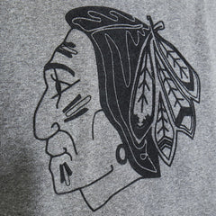 Chicago Blackhawks Todd Snyder by Fanatics Relaxed Canadian Fleece Turtleneck - Dark Heather Gray