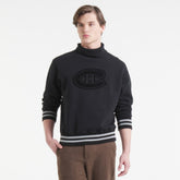 Montreal Canadiens Todd Snyder by Fanatics Relaxed Canadian Fleece Turtleneck - Black