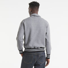 Utah Mammoth Todd Snyder by Fanatics Relaxed Canadian Fleece Turtleneck - Dark Heather Gray