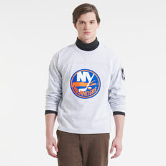 New York Islanders Todd Snyder by Fanatics Heavyweight Football Jersey - Heather Gray Jerseys
