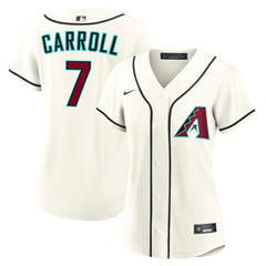 Corbin Carroll Arizona Diamondbacks Women's Home Replica Jersey Cream