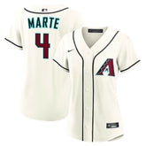 Ketel Marte Arizona Diamondbacks Women's Home Replica Jersey Cream