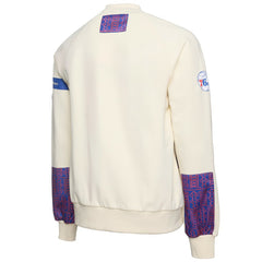 Philadelphia 76ers NBA x Two Hype Culture & Hoops Collection Premium Pullover Sweatshirt - Cream cheap