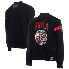 Philadelphia 76ers NBA x Two Hype Culture & Hoops Collection Premium Pullover Sweatshirt - Black discount