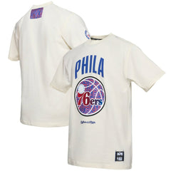 Philadelphia 76ers NBA x Two Hype Culture & Hoops Collection Premium T-Shirt - Cream online