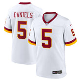 Jayden Daniels Washington Commanders Game Super Bowl Era Jersey - White on sale