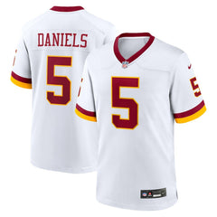 Jayden Daniels Washington Commanders Game Super Bowl Era Jersey - White on sale