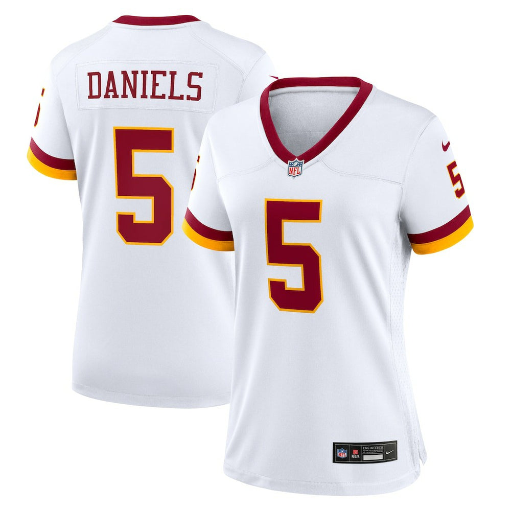 Jayden Daniels Washington Commanders Women's Game Super Bowl Era Jersey - White outlet