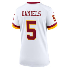 Jayden Daniels Washington Commanders Women's Game Super Bowl Era Jersey - White outlet