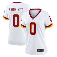 Mike Sainristil Washington Commanders Women's Game Super Bowl Era Jersey - White on sale