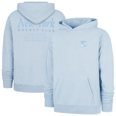 New York Rangers '47 Foundation Pullover Hoodie - Light Blue Hoodies