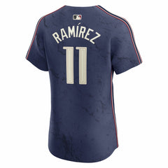 José Ramírez Cleveland Guardians City Connect Elite Jersey Navy