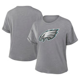 Philadelphia Eagles Women's Tribute Tri-Blend Boxy T-Shirt - Heather Gray online