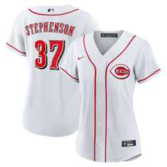Tyler Stephenson Cincinnati Reds Women's Home Replica Jersey White