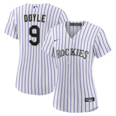 Brenton Doyle Colorado Rockies Women's Home Replica Jersey White