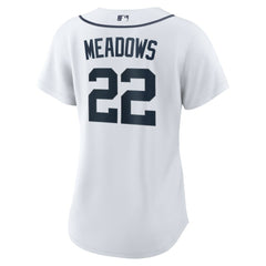 Parker Meadows Detroit Tigers Women's Home Replica Jersey White