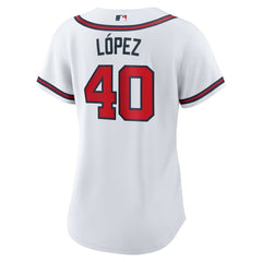Reynaldo Lopez Atlanta Braves Women's Home Replica Jersey White