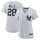 Austin Wells New York Yankees Women's Home Replica Jersey White