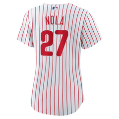 Aaron Nola Philadelphia Phillies Women's Home Replica Jersey White