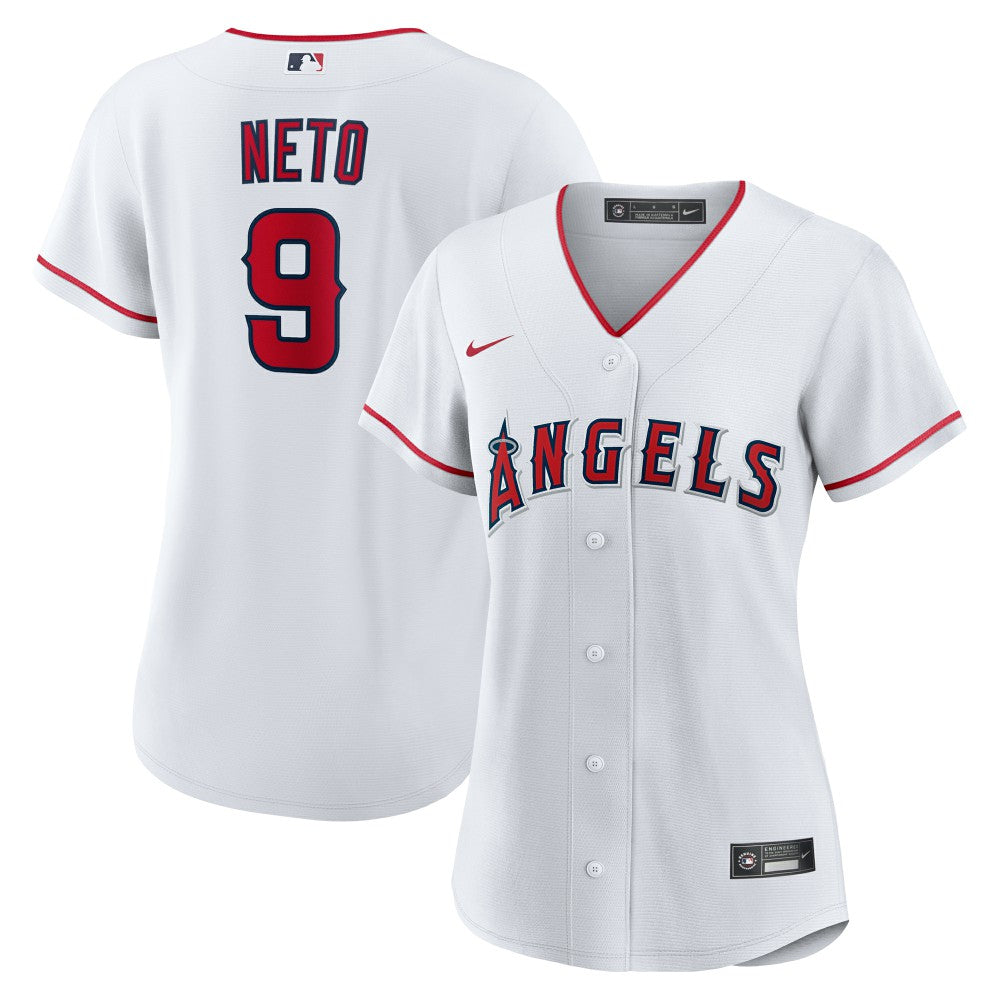 Zach Neto Los Angeles Angels Women's Home Replica Jersey White