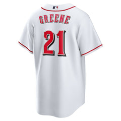 Hunter Greene Cincinnati Reds Home Replica Jersey White