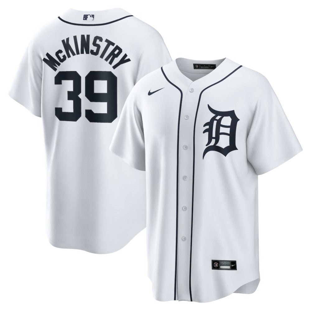 Zach McKinstry Detroit Tigers Home Replica Jersey White