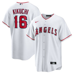 Yusei Kikuchi Los Angeles Angels Home Replica Jersey White