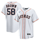 Hunter Brown Houston Astros Home Replica Jersey White