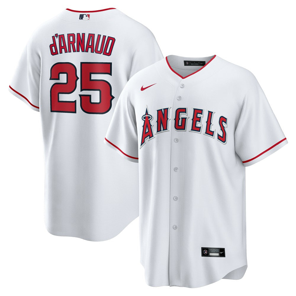 Travis d'Arnaud Los Angeles Angels Home Replica Jersey White