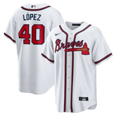 Reynaldo Lopez Atlanta Braves Home Replica Jersey White