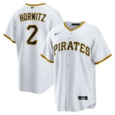 Spencer Horwitz Pittsburgh Pirates Home Replica Jersey White