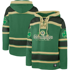 Vegas Golden Knights '47 St. Patrick's Day McLucky Superior Lacer Pullover Hoodie - Kelly Green Hoodies