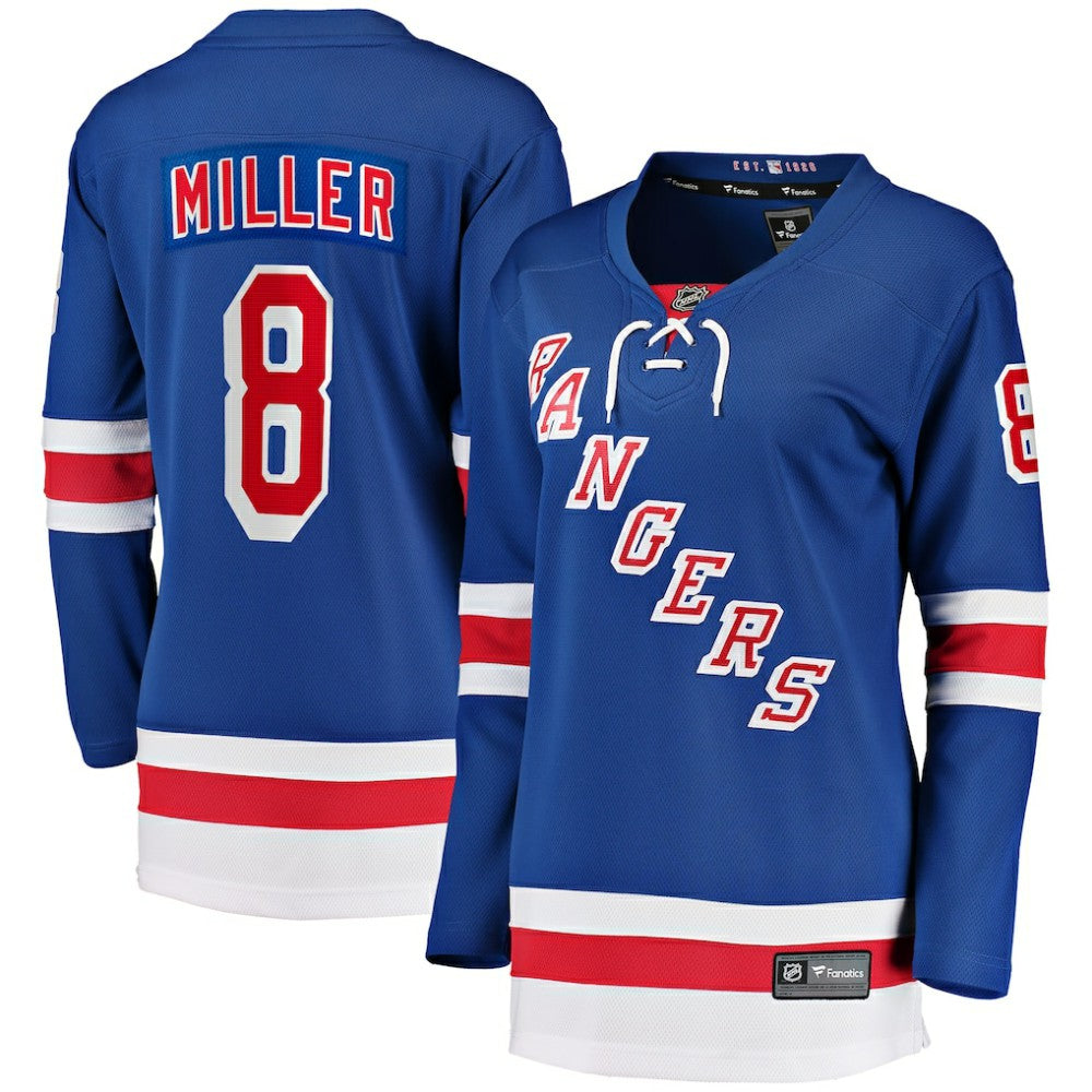 J.T. Miller New York Rangers Fanatics Women's Home Breakaway Player Jersey - Blue Jerseys