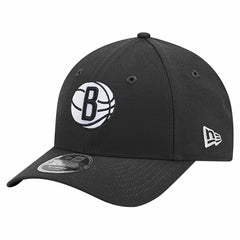 Brooklyn Nets 9FORTY Stock M-Crown Adjustable Hat - Black on sale