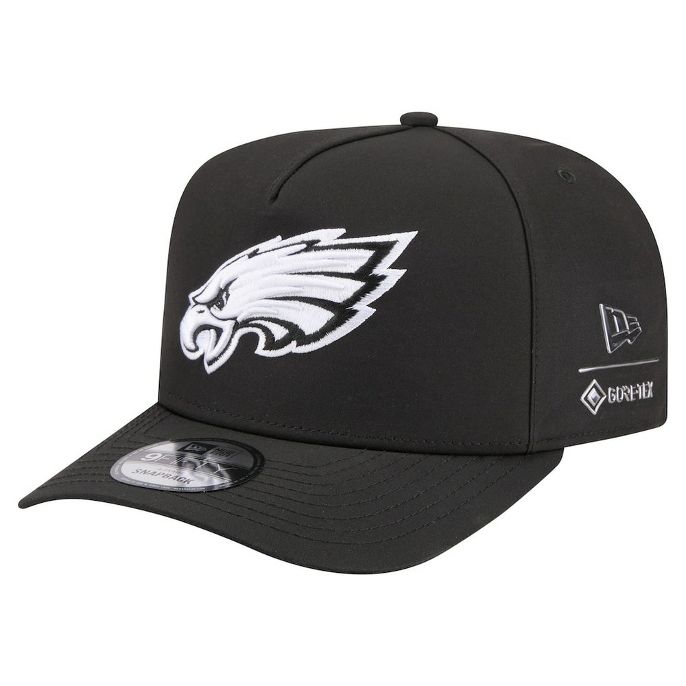 Philadelphia Eagles New Era Gore-Tex A-Frame 9FIFTY Adjustable Hat - Black discount
