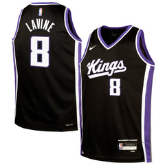 Zach LaVine Sacramento Kings Youth Swingman Jersey - Icon Edition - Black for sale