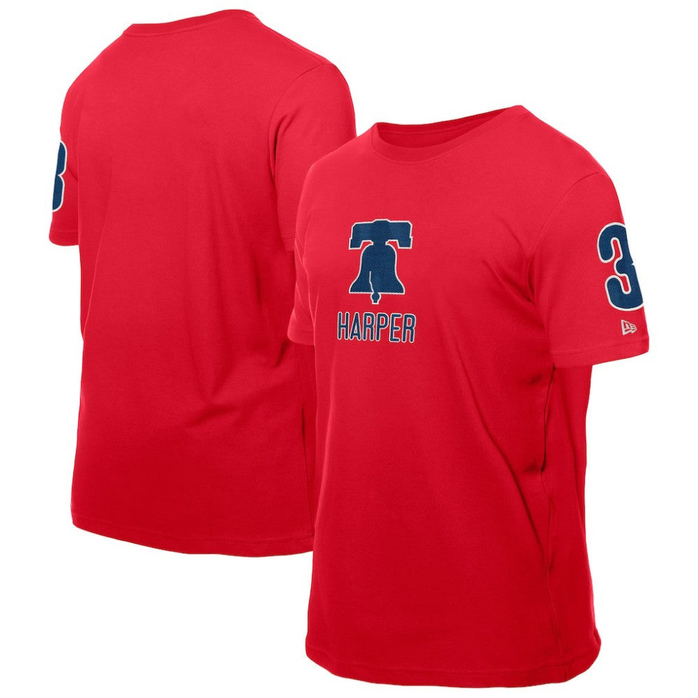 Bryce Harper Philadelphia Phillies Design Lab Name & Number T-Shirt Red
